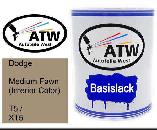 Dodge, Medium Fawn (Interior Color), T5 / XT5: 1L Lackdose, von ATW Autoteile West.